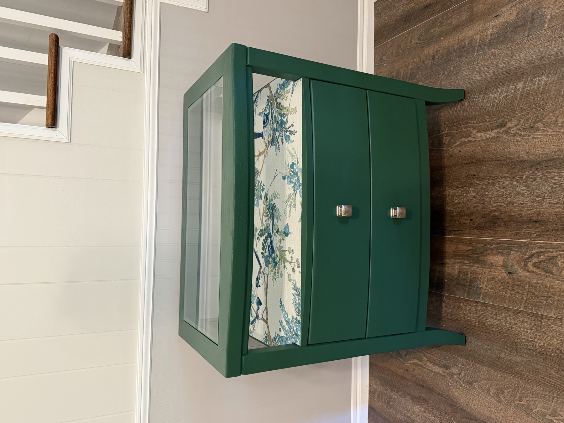 Green Stanley Two-Drawer Table photo 3